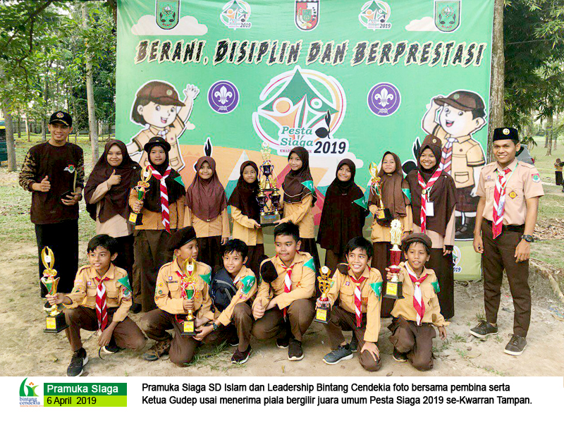 Pramuka Bintang Cendekia Kembali Raih Juara Umum Pesta Siaga se-Kwarran Tampan