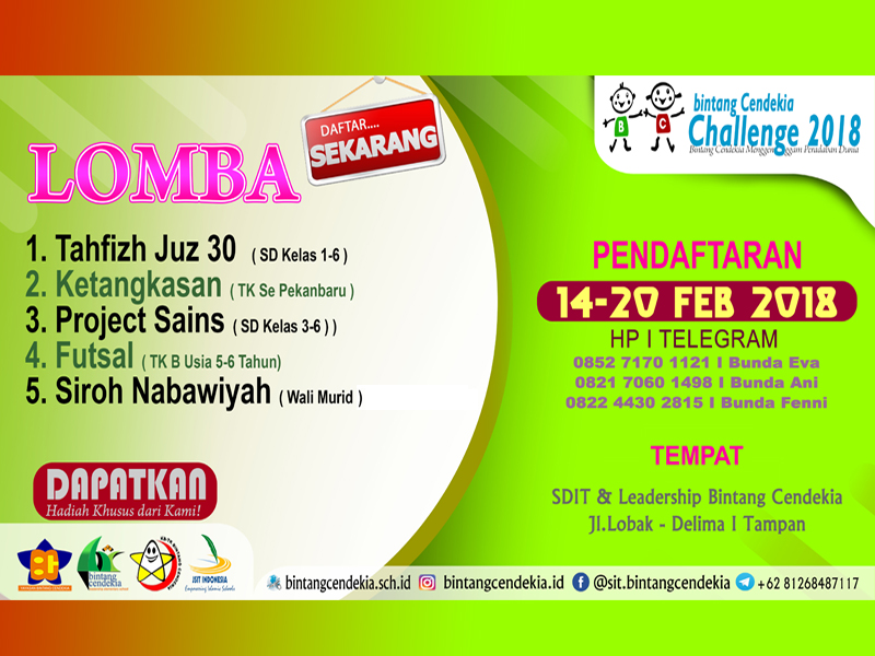 BCC ( Bintang Cendekia Challenge 2018