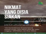 Nikmat yang disia-siakan